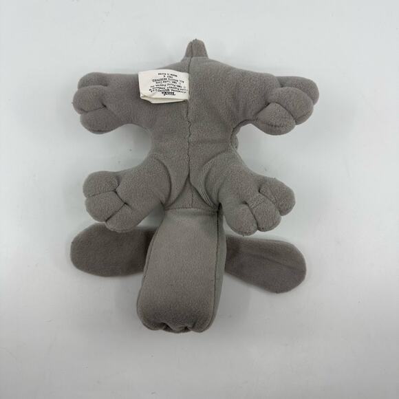 Pound Puppies Newborns Gray Puppy Vintage 80s Tonka Dog Plush Stuffed Animal Toy - Picture 2 of 8